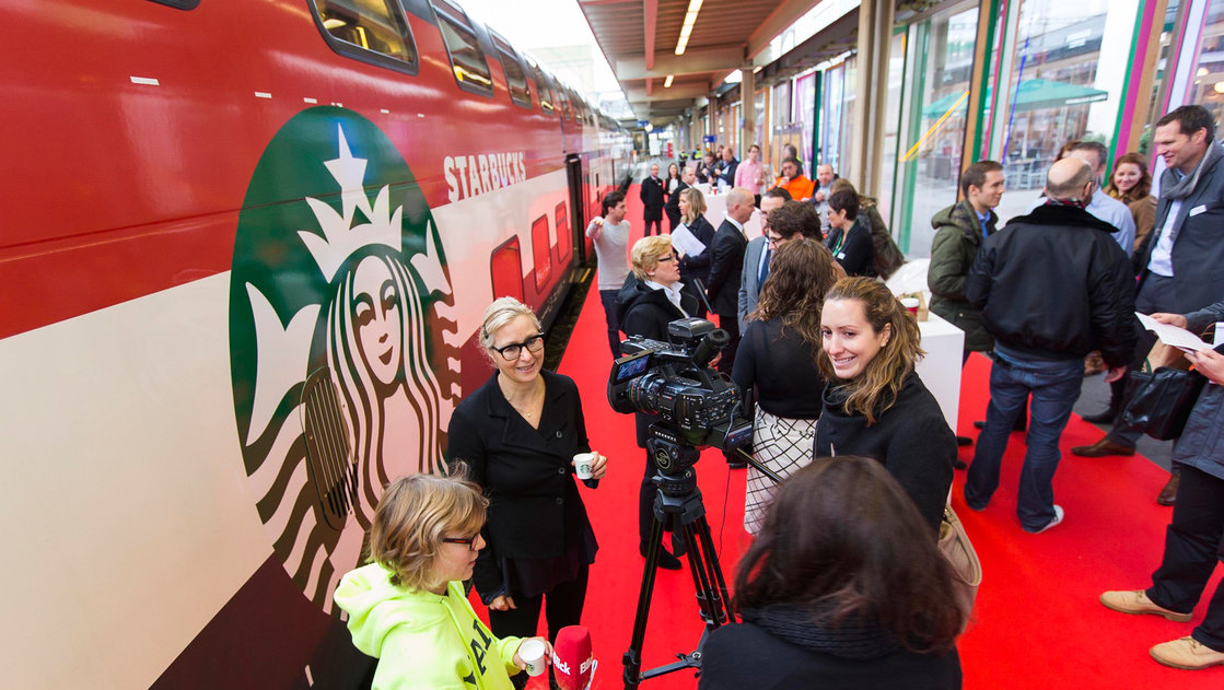 Starbucks-Wagen - Pop-up-Event