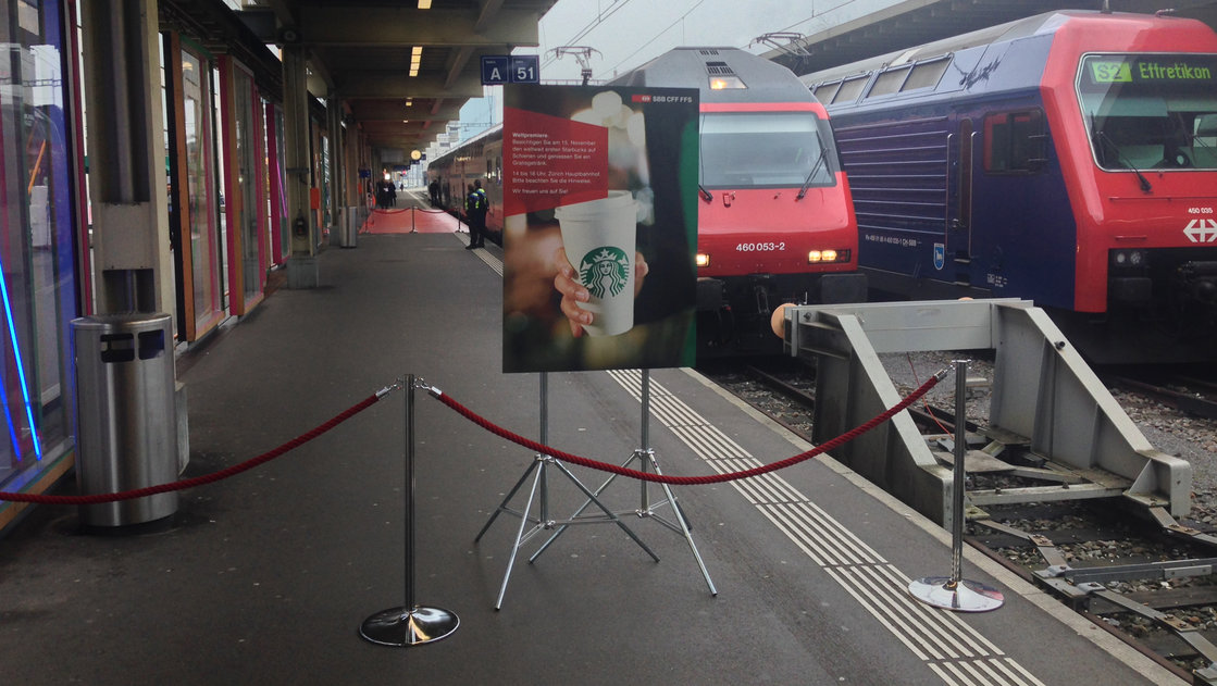 Starbucks-Wagen - Pop-up-Event - 1